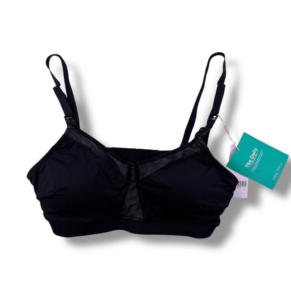 Willow The Dairy Fairy The Daily Pumping Bra Black Wireless Nursing Large